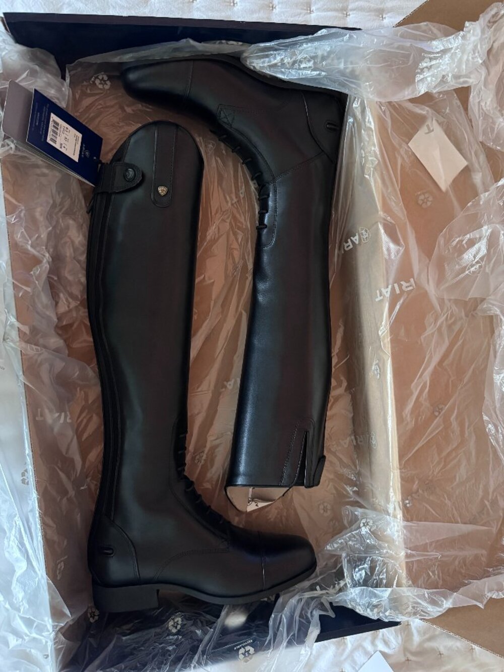 NEW Ariat Heritage Contour II Field Zip Tall Riding Boot 6.5 Med X Slim Women